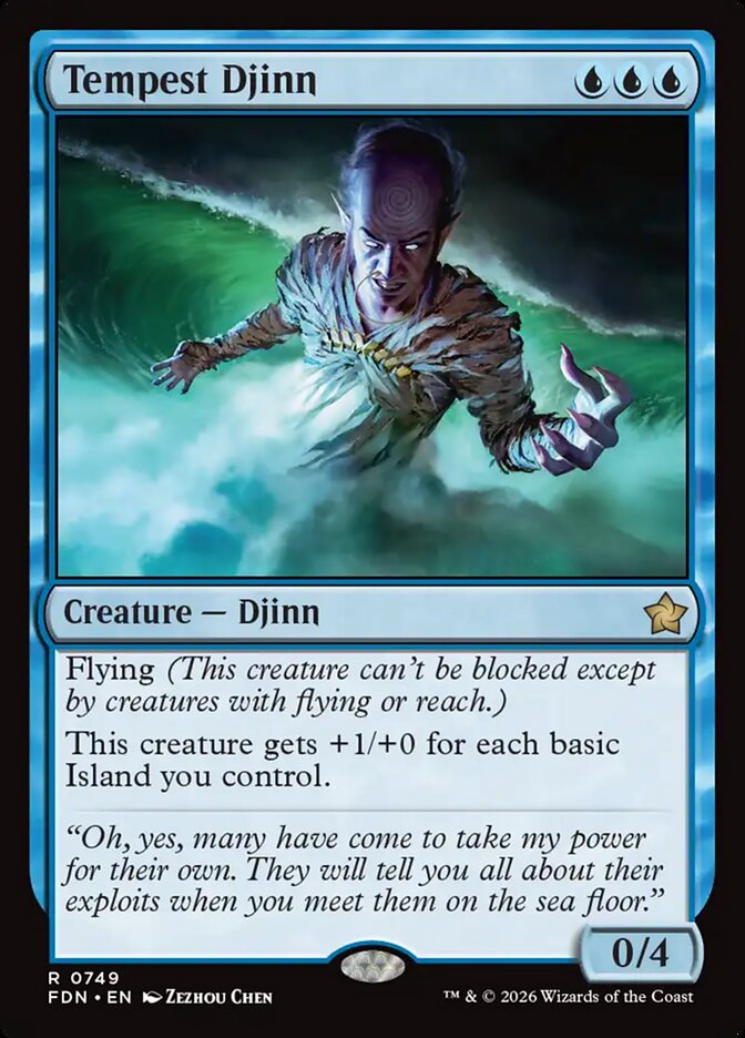Tempest Djinn (749) - Foundations (FDN)