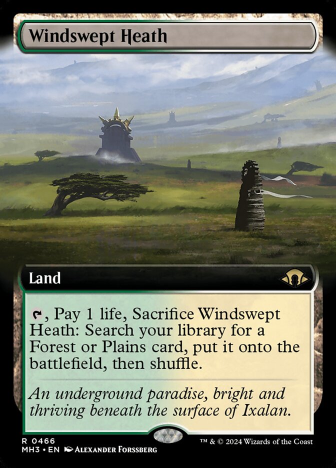 Windswept Heath - [Extended Art] Modern Horizons 3 (MH3)