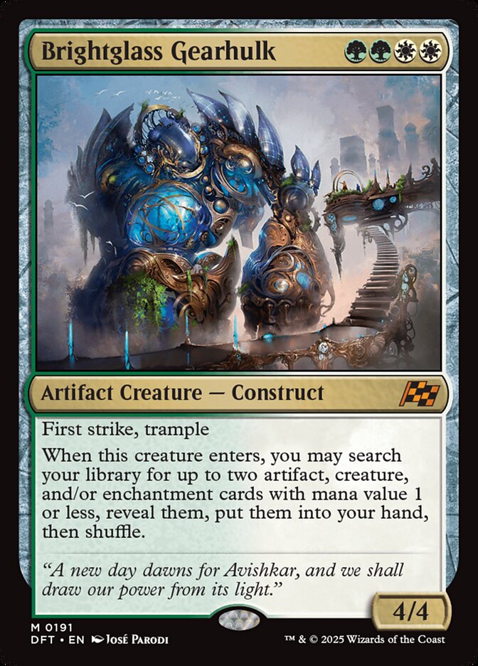 Brightglass Gearhulk (191) - Aetherdrift (DFT)