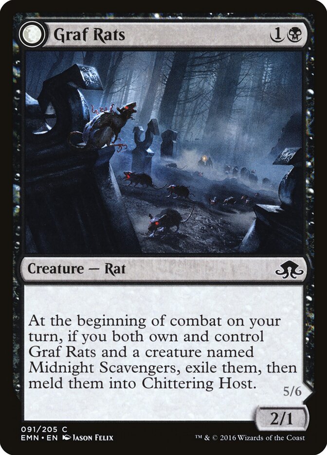 Graf Rats // Chittering Host (91) - Eldritch Moon (EMN)