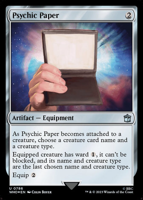 Psychic Paper (786) - Doctor Who (WHO)