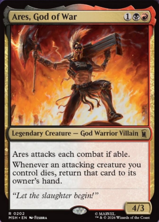 Ares, God of War (202) - Marvel Super Heroes (MSH)