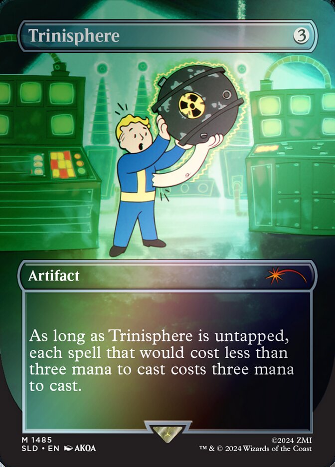 Trinisphere (1485‚òÖ) - [Foil, Borderless] Secret Lair Drop (SLD)
