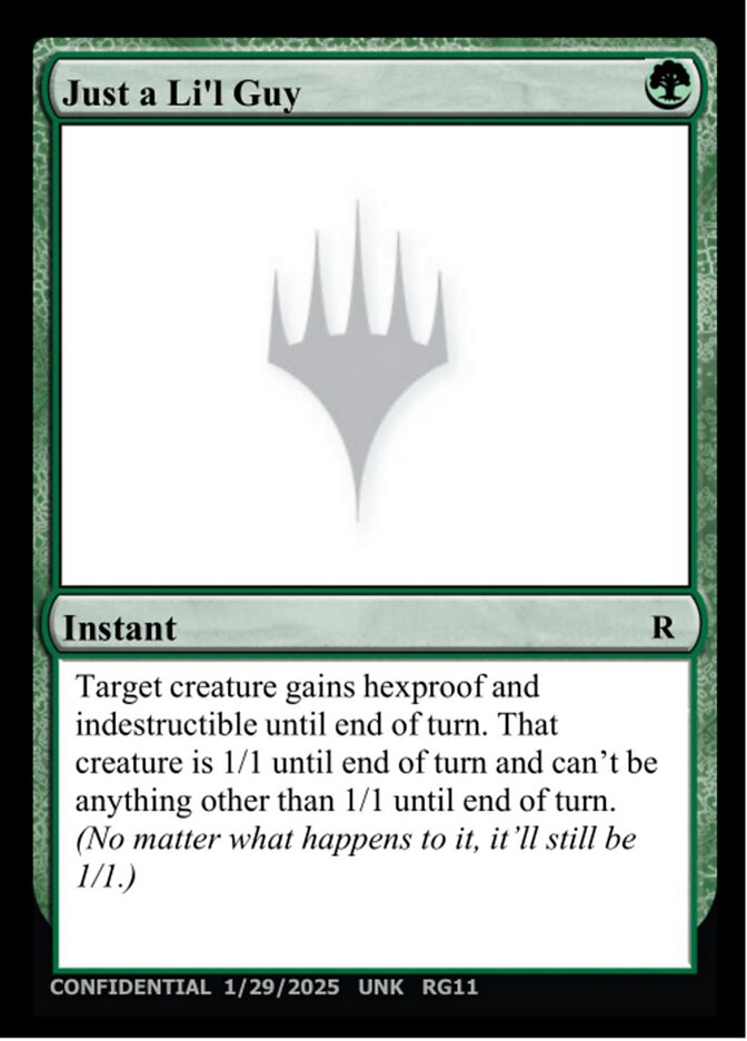 Just a Li'l Guy (RG11a) - Unknown Event (UNK)