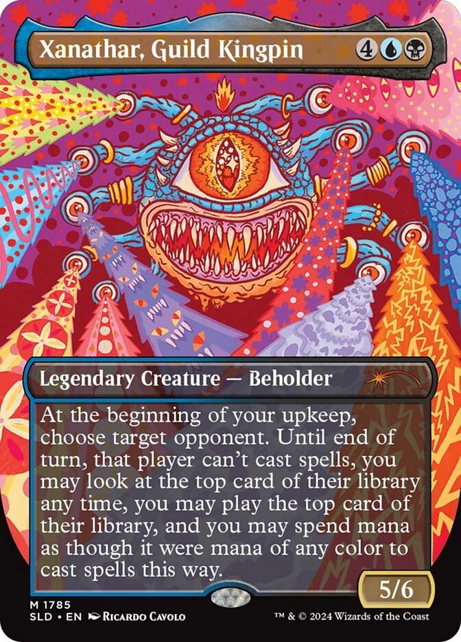 Xanathar, Guild Kingpin (1785) - [Foil, Borderless] Secret Lair Drop (SLD)