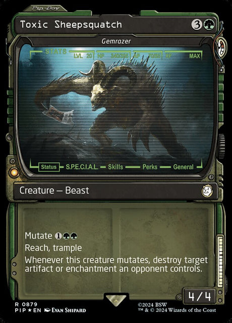 Toxic Sheepsquatch - Gemrazer - Fallout (PIP)