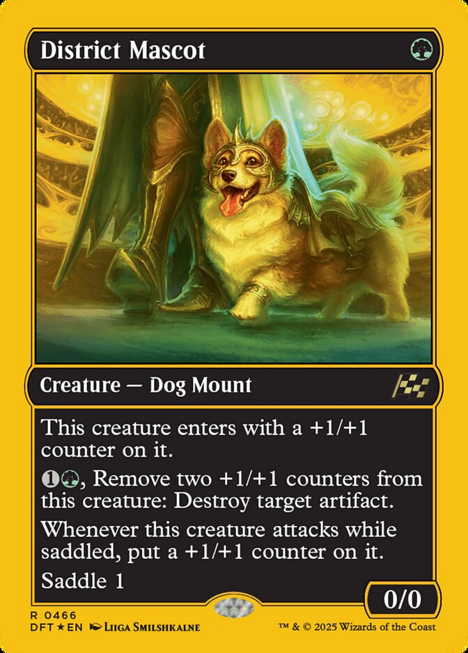 District Mascot - [First Place Foil] Aetherdrift (DFT)
