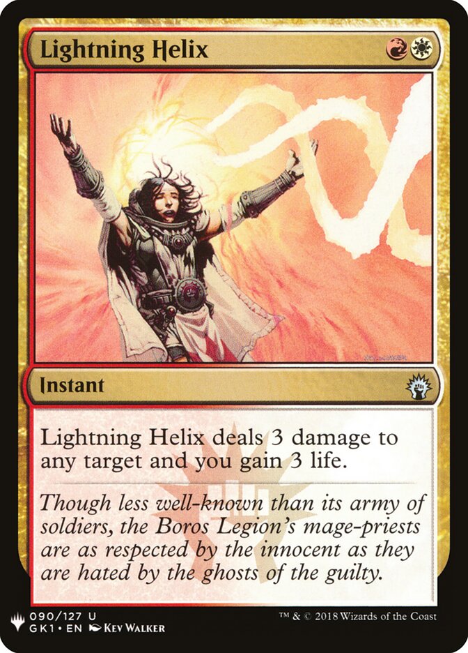 Lightning Helix (GK1-90) - The List (PLST)