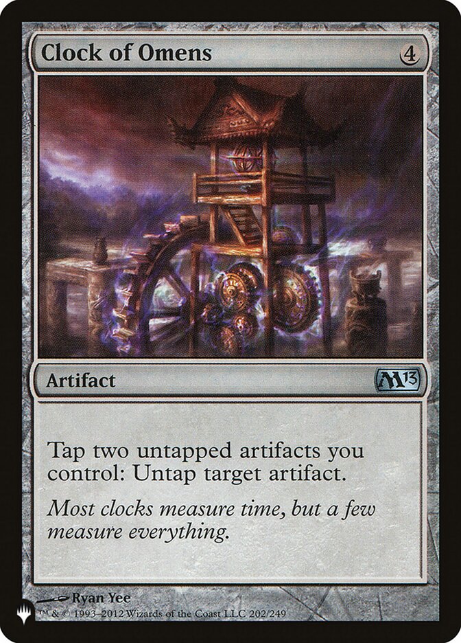 Clock of Omens (M13-202) - The List (PLST)