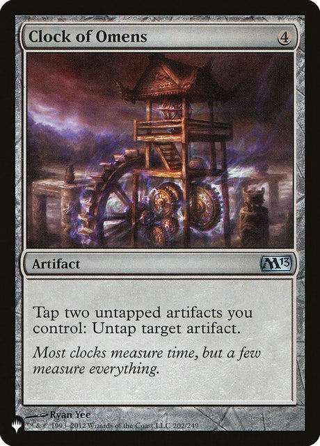 Clock of Omens (M13-202) - The List (PLST)