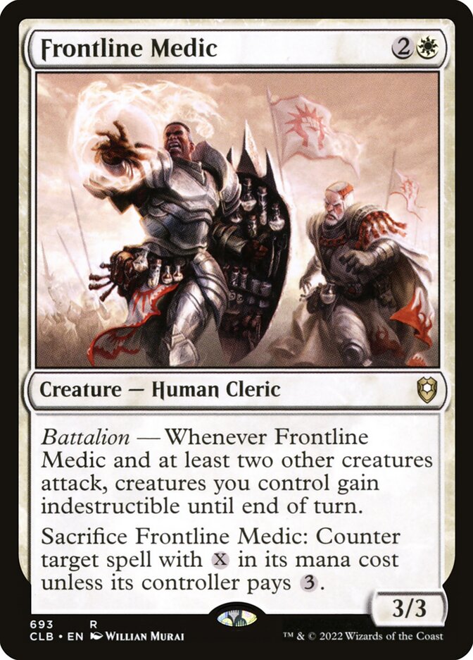Frontline Medic (693) - Commander Legends: Battle for Baldur's Gate (CLB)