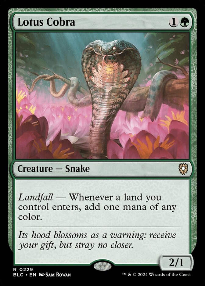 Lotus Cobra (229) - Bloomburrow Commander (BLC)