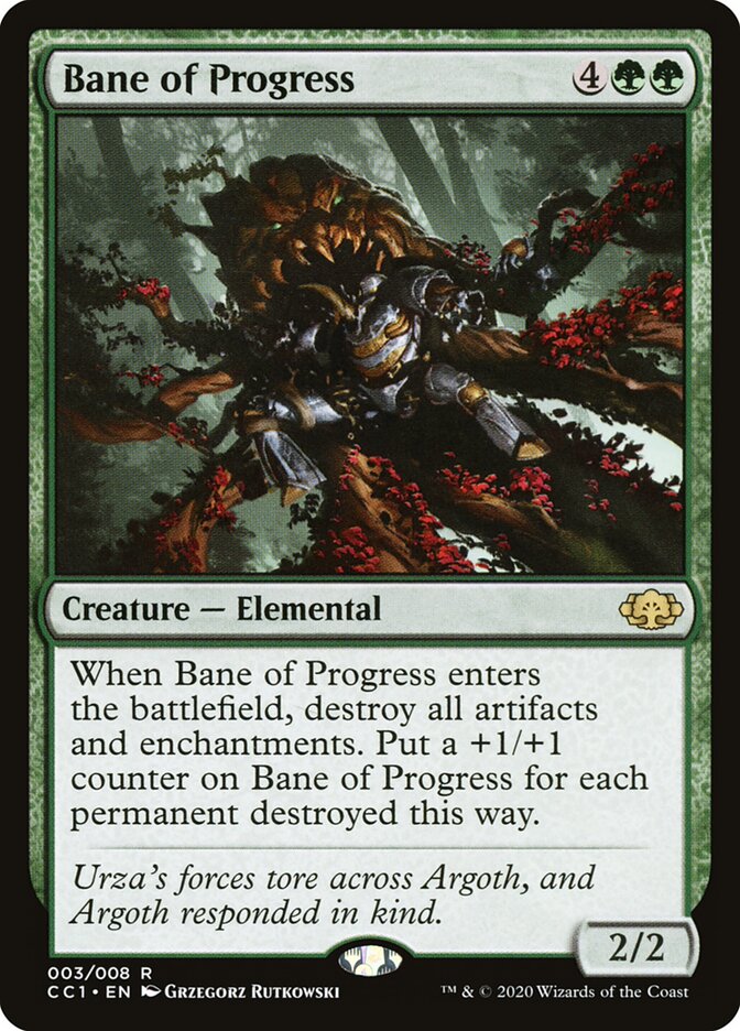 Bane of Progress (3) - Commander Collection: Green (CC1)