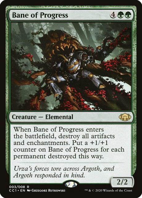 Bane of Progress (3) - Commander Collection: Green (CC1)