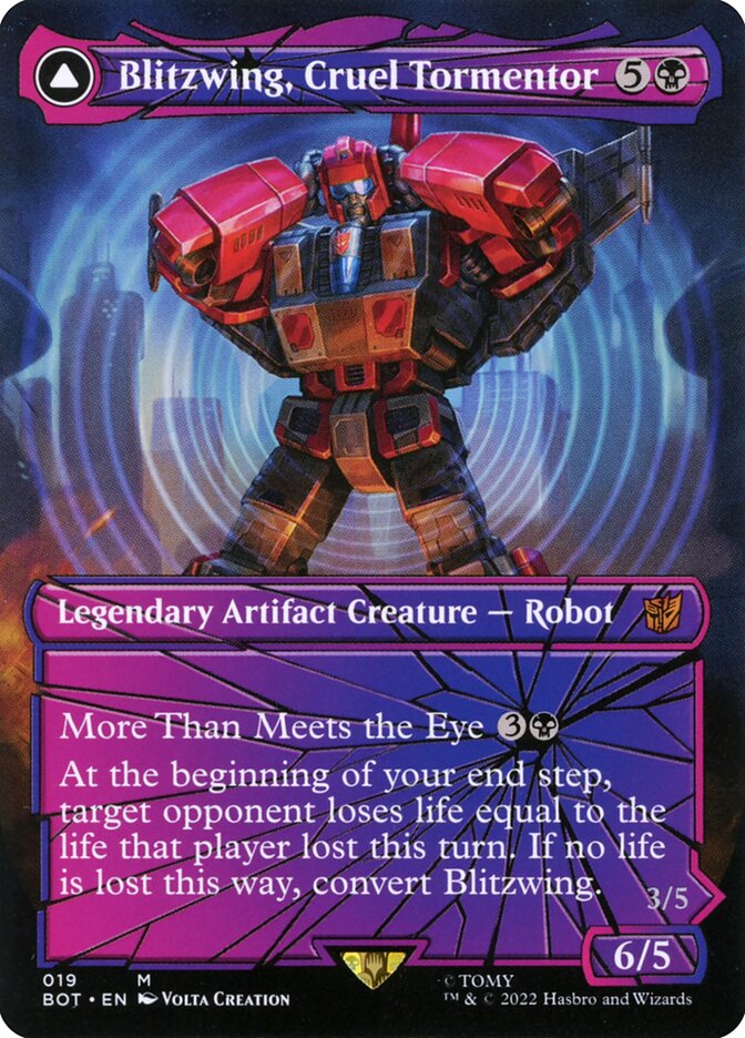 Blitzwing, Cruel Tormentor // Blitzwing, Adaptive Assailant (19) - Transformers (BOT)