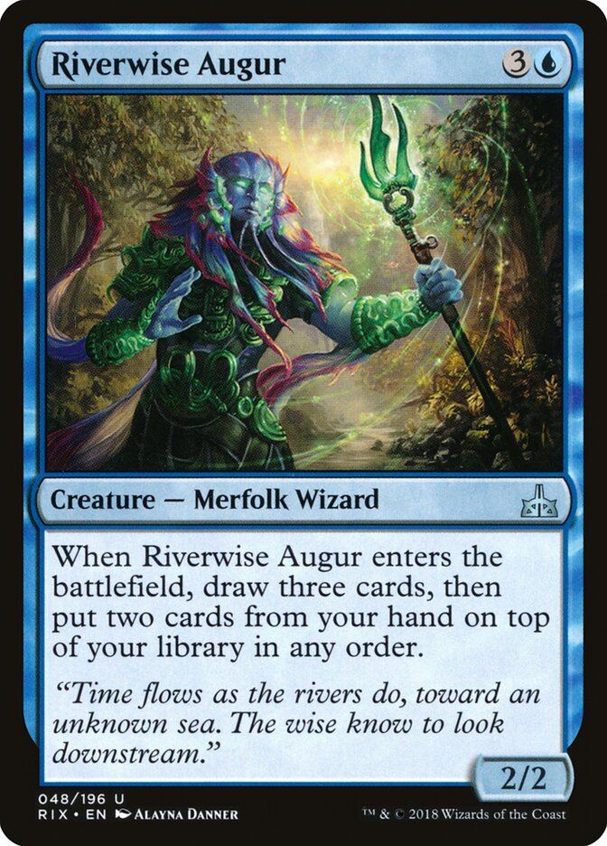 Riverwise Augur (48) - Rivals of Ixalan (RIX)