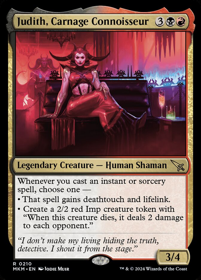 Judith, Carnage Connoisseur (210) - Murders at Karlov Manor (MKM)