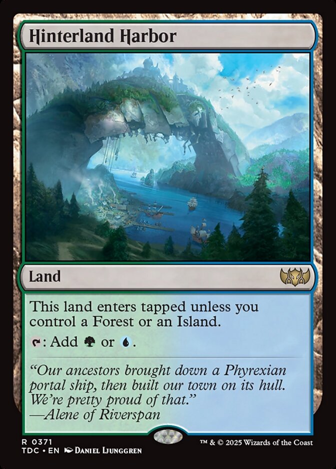 Hinterland Harbor (371) - Tarkir: Dragonstorm Commander (TDC)
