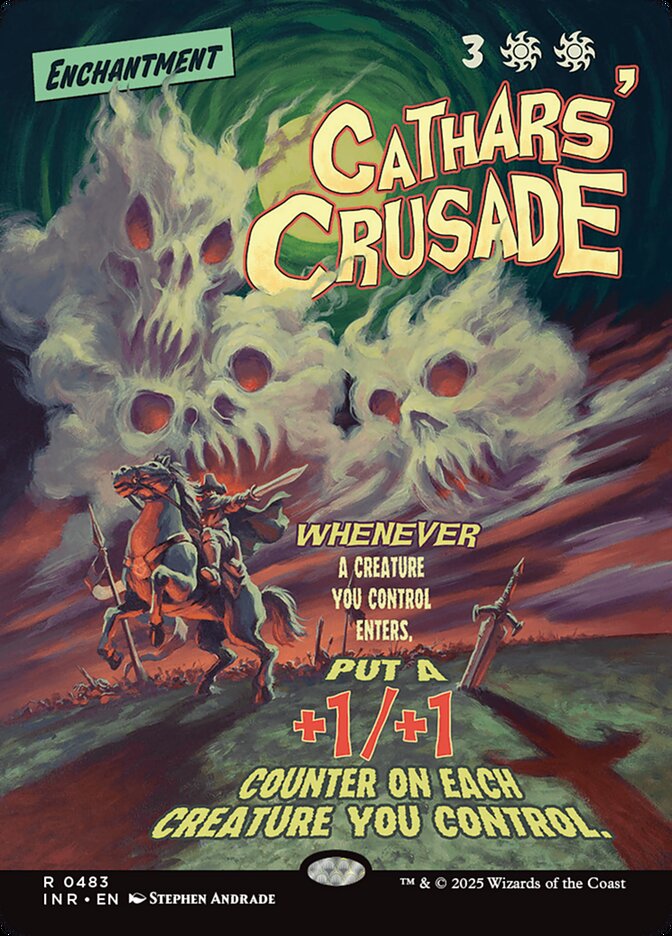 Cathars' Crusade - [Foil, Showcase] Innistrad Remastered (INR)