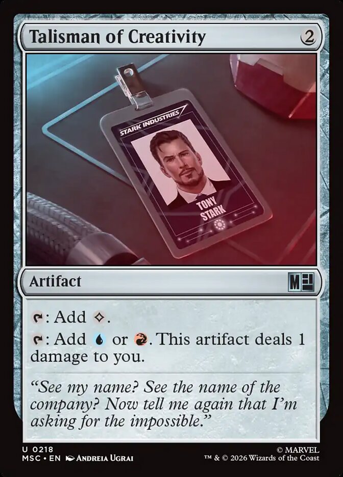 Talisman of Creativity (218) - Marvel Super Heroes Commander (MSC)