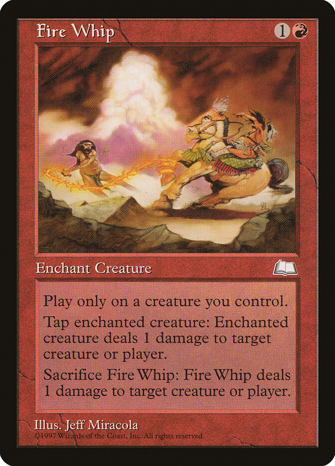 Fire Whip (100) - Weatherlight (WTH)
