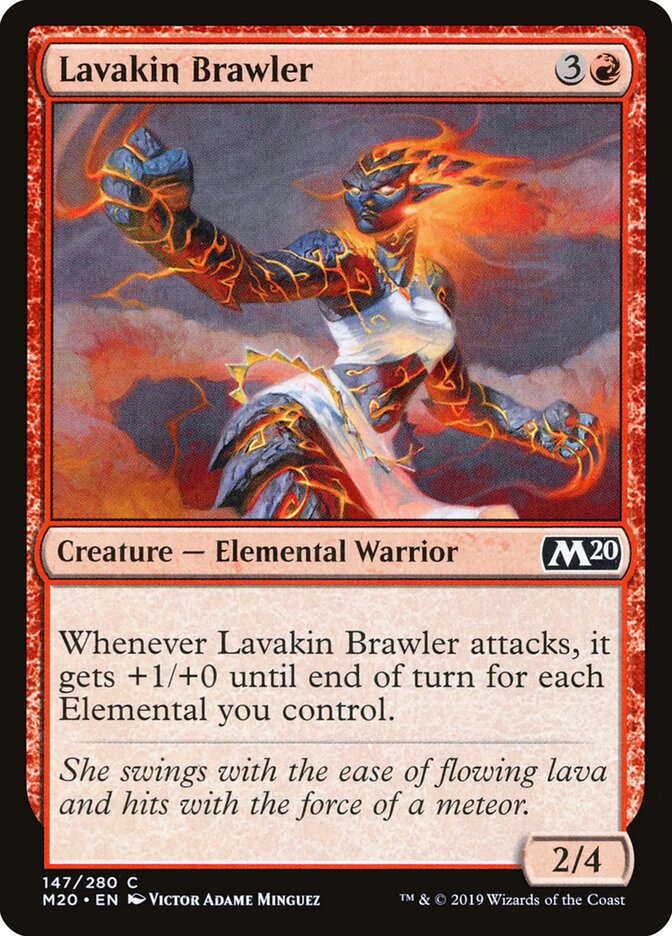 Lavakin Brawler (147) - Core Set 2020 (M20)