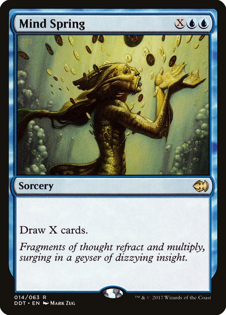 Mind Spring (14) - Duel Decks: Merfolk vs. Goblins (DDT)