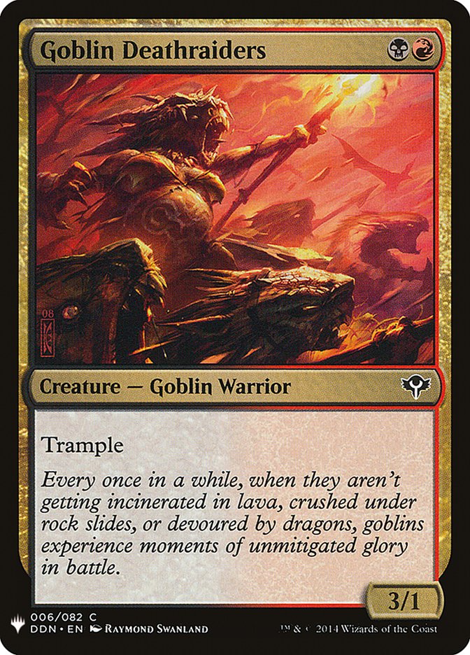 Goblin Deathraiders - The List (PLST)