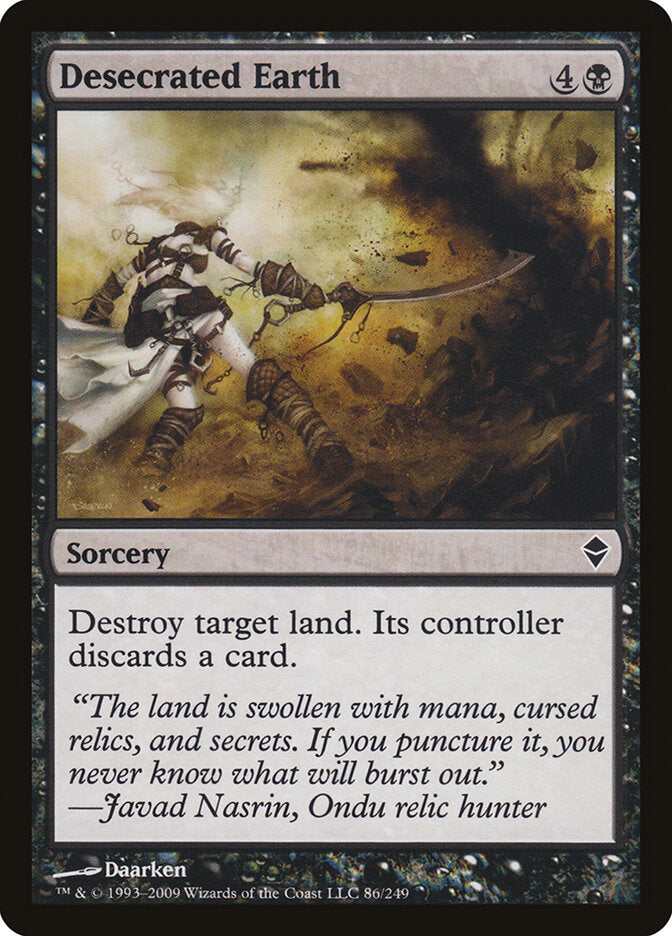Desecrated Earth (86) - Zendikar (ZEN)