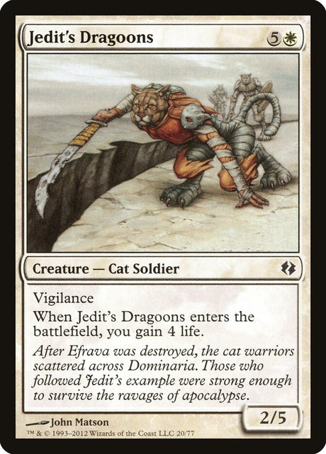 Jedit's Dragoons (20) - Duel Decks: Venser vs. Koth (DDI)