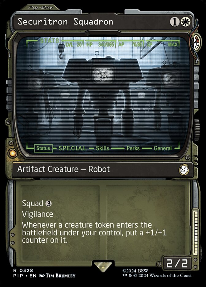 Securitron Squadron - [Foil, Showcase] Fallout (PIP)