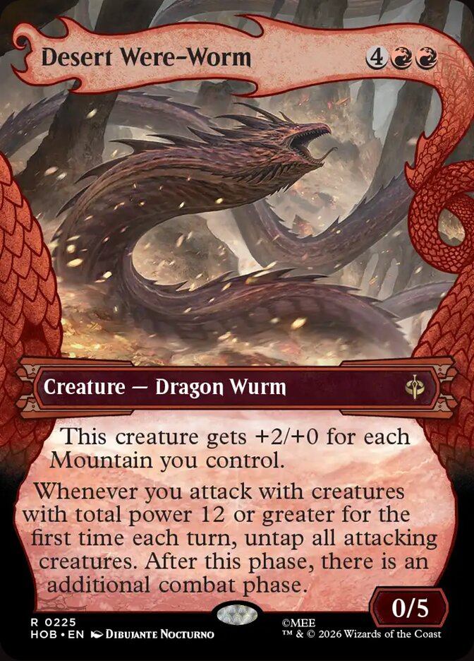 Desert Were-Worm (225) - The Hobbit (HOB)
