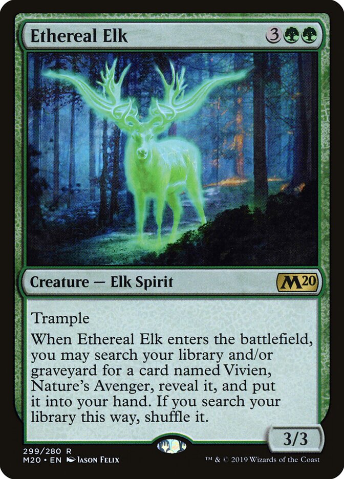 Ethereal Elk (299) - Core Set 2020 (M20)