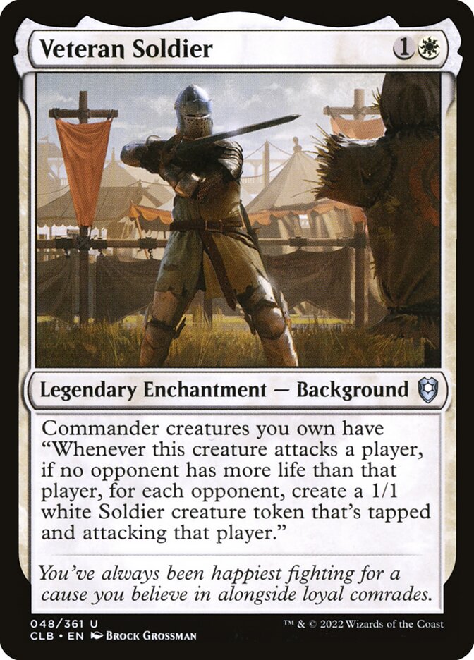 Veteran Soldier (48) - Commander Legends: Battle for Baldur's Gate (CLB)