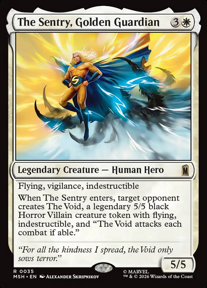 The Sentry, Golden Guardian (35) - Marvel Super Heroes (MSH)