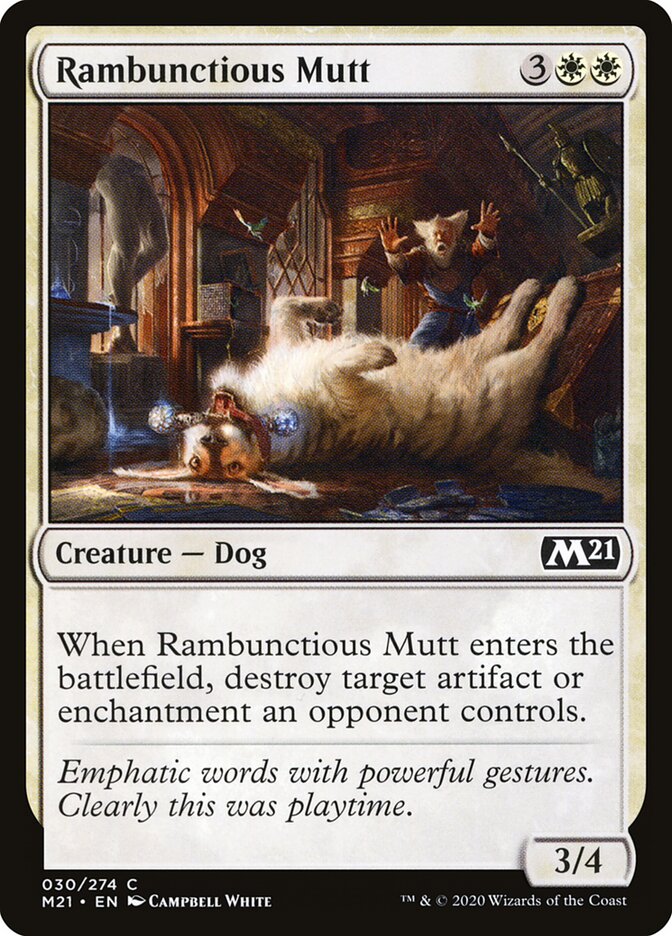Rambunctious Mutt (30) - Core Set 2021 (M21)