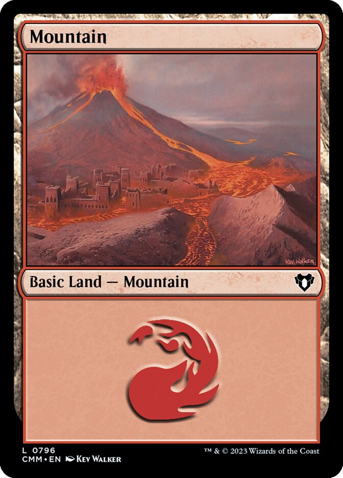 Mountain (796) - Commander Masters (CMM)