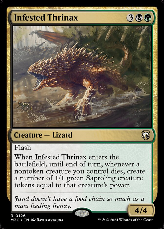 Infested Thrinax (126) - Modern Horizons 3 Commander (M3C)