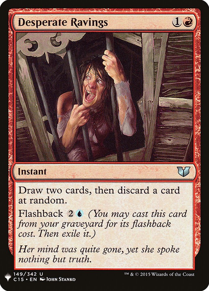 Desperate Ravings (C15-149) - The List (PLST)