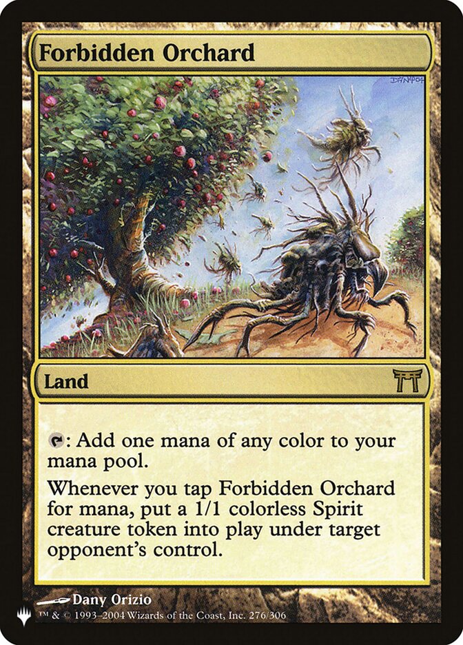 Forbidden Orchard (CHK-276) - The List (PLST)