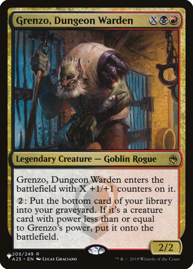 Grenzo, Dungeon Warden (A25-205) - The List (PLST)
