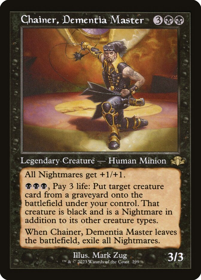 Chainer, Dementia Master (299) - Dominaria Remastered (DMR)