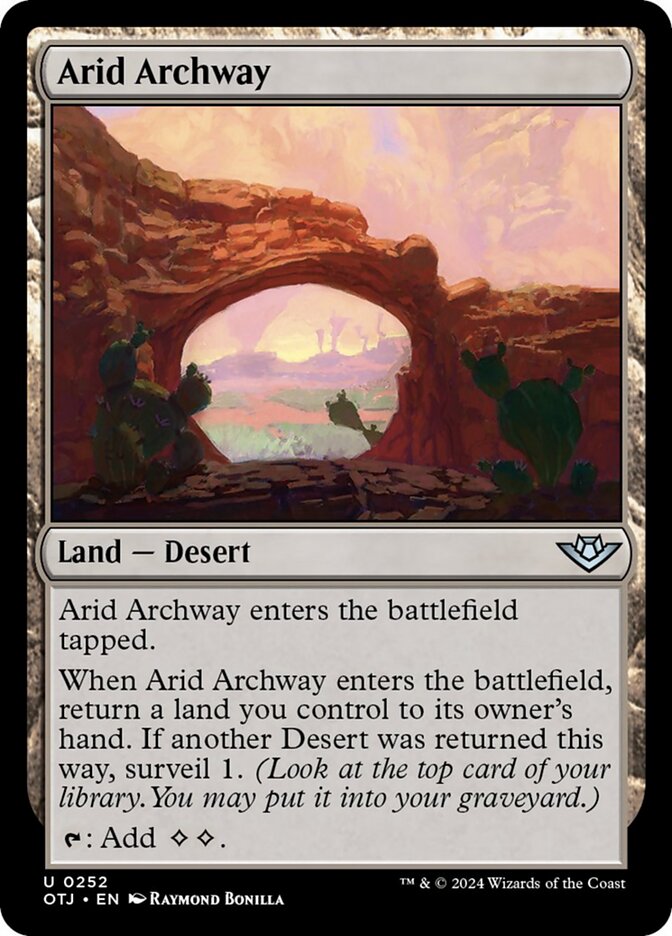 Arid Archway - [Foil] Outlaws of Thunder Junction (OTJ)