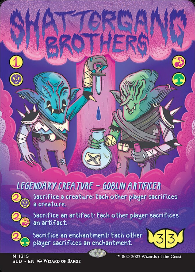 Shattergang Brothers (1315) - [Borderless] Secret Lair Drop (SLD)