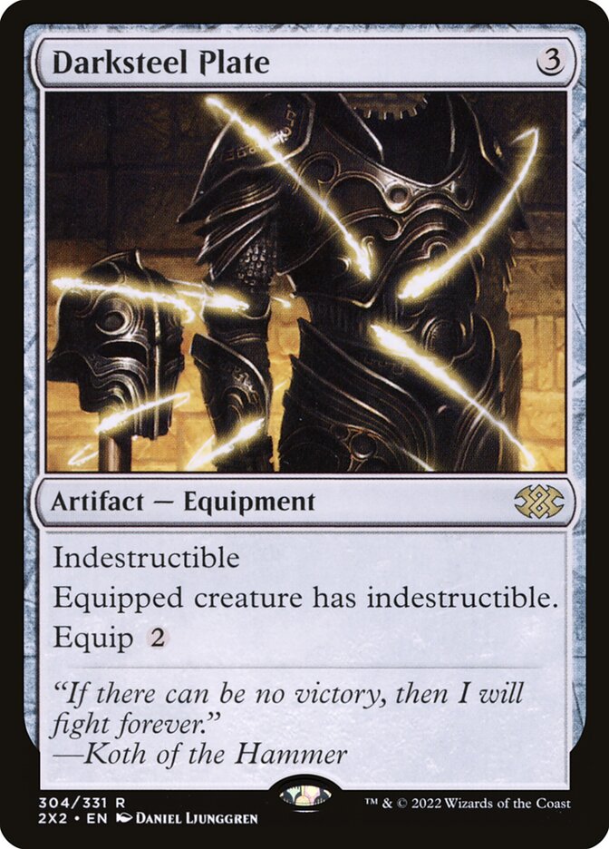 Darksteel Plate (304) - Double Masters 2022 (2X2)