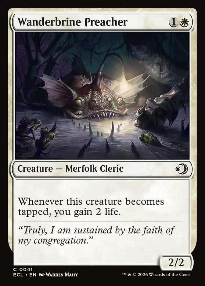 Wanderbrine Preacher (41) - Lorwyn Eclipsed (ECL)