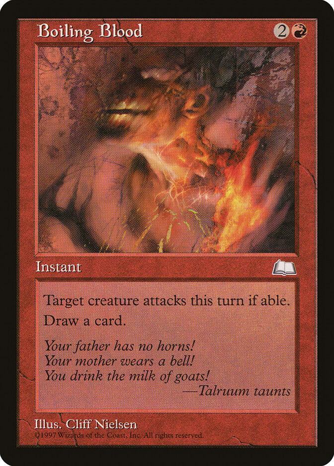 Boiling Blood (92) - Weatherlight (WTH)