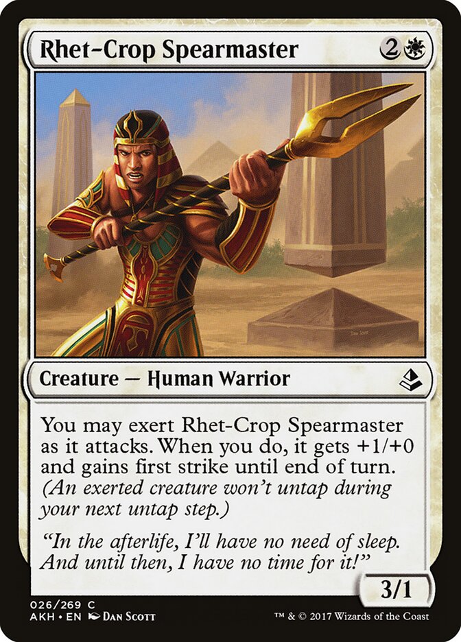 Rhet-Crop Spearmaster (26) - Amonkhet (AKH)