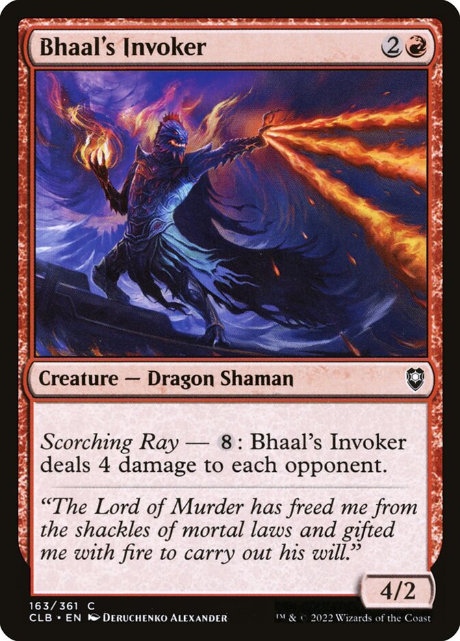 Bhaal's Invoker (163) - Commander Legends: Battle for Baldur's Gate (CLB)