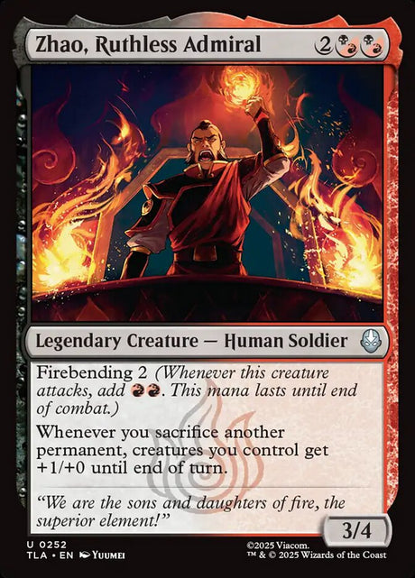 Zhao, Ruthless Admiral (252) - Avatar: The Last Airbender (TLA)